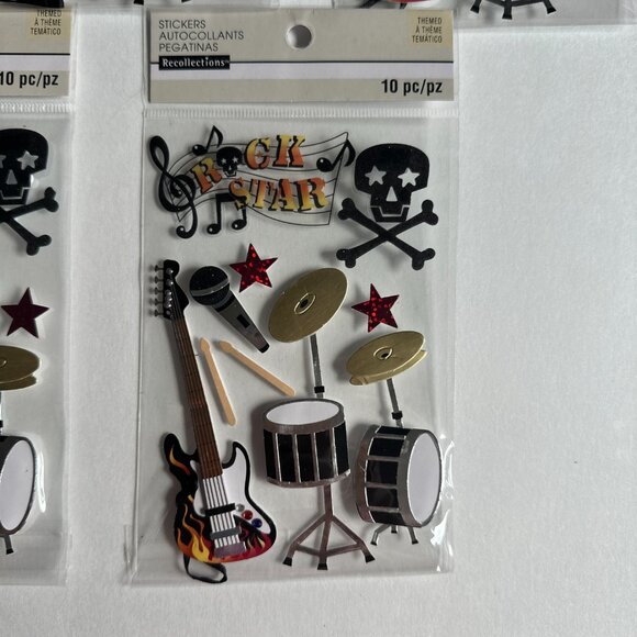 Scrapbooking Stickers Musical 3D Recollections Journaling Arts and Craft… - Picture 2 of 4